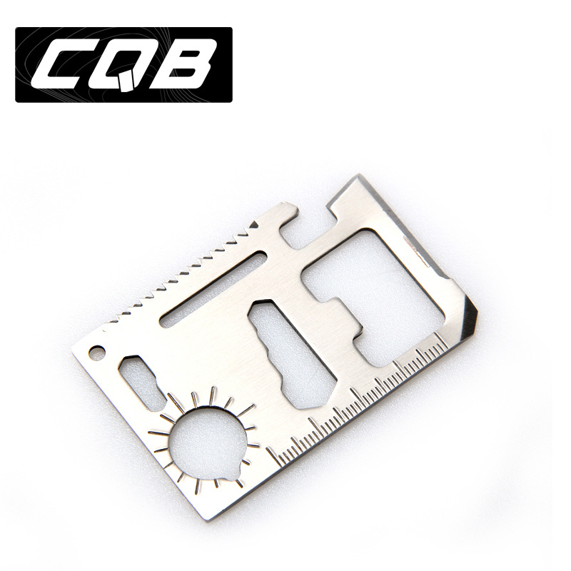 CQB Saber Cards Manufacturer Multi-Function Tools Saber Cards Wholesale Universal Outdoor Rescue Card Knife Logo