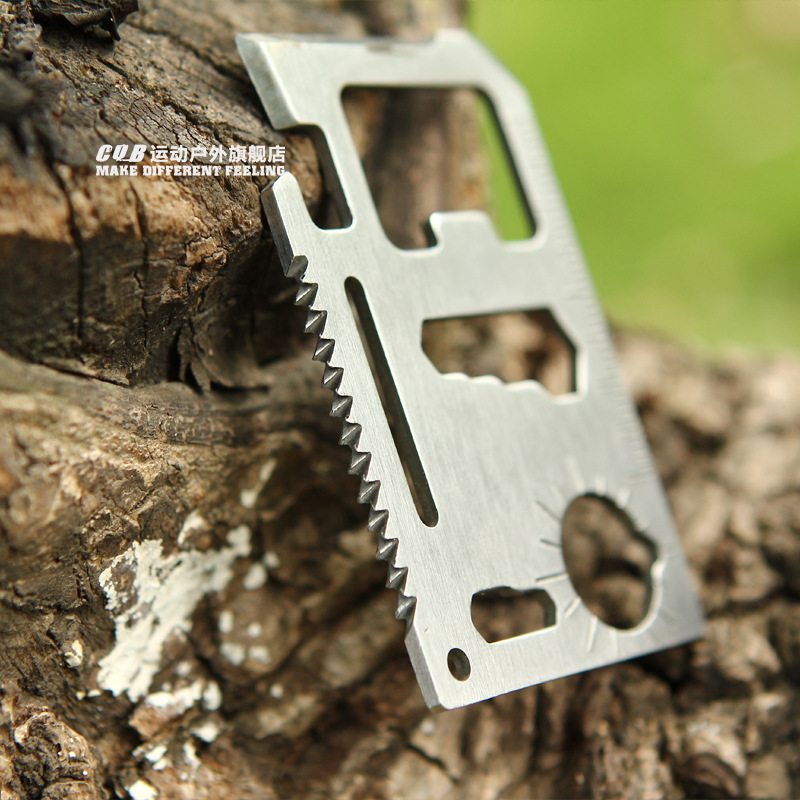 CQB Saber Cards Manufacturer Multi-Function Tools Saber Cards Wholesale Universal Outdoor Rescue Card Knife Logo