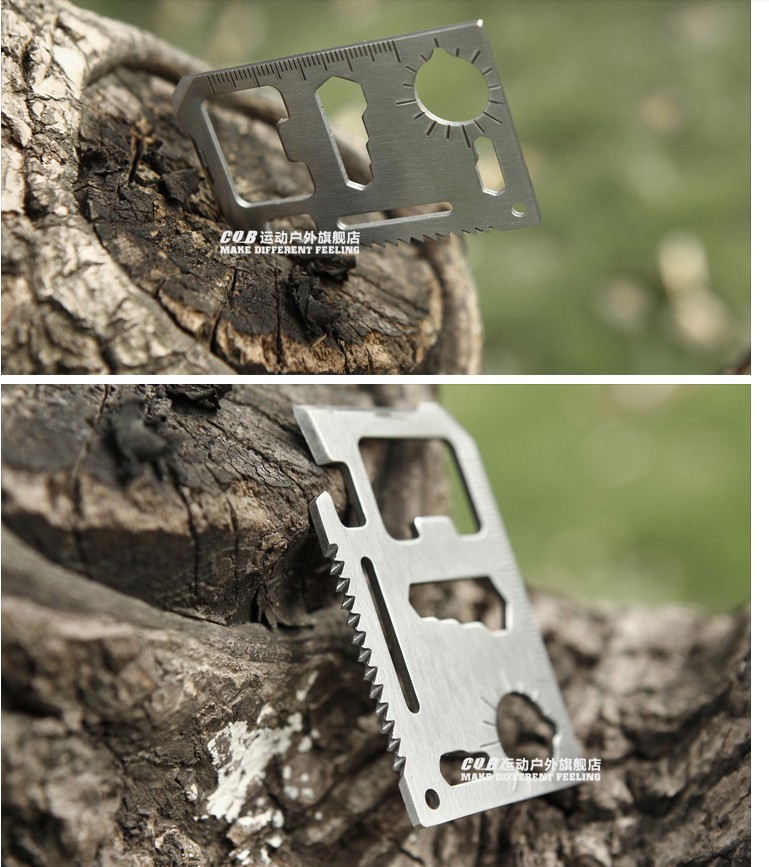 CQB Saber Cards Manufacturer Multi-Function Tools Saber Cards Wholesale Universal Outdoor Rescue Card Knife Logo