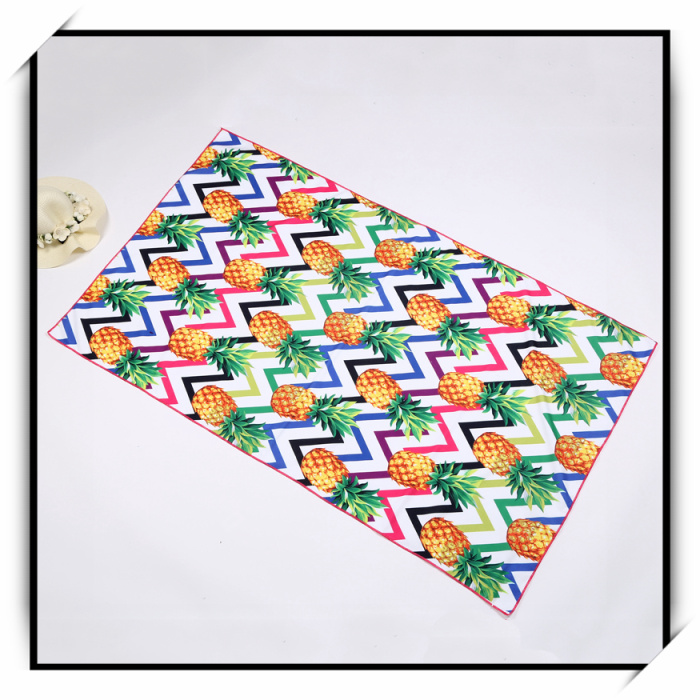 Travel ultralight beach mat, portable airplane blanket, swimming towel.