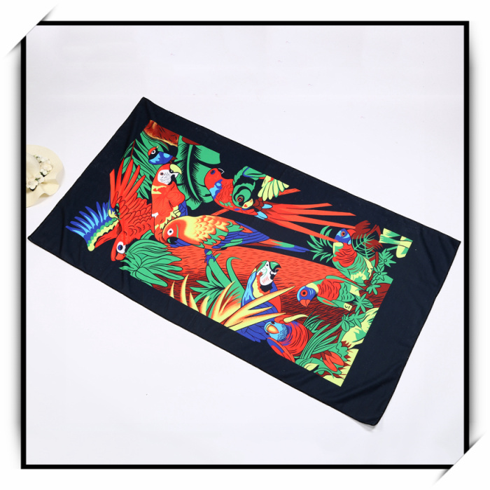 Travel ultralight beach mat, portable airplane blanket, swimming towel.