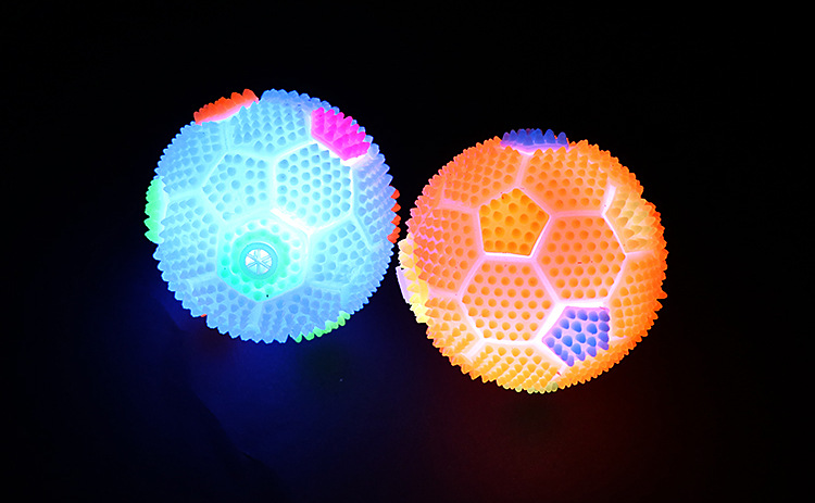 New Glowing Volleyball Elastic Ball Massage Ball Glowing Football with Whistle Acanthosphere Glowing Stall Supply Wholesale New Glowing Volleyball Elastic Ball Massage Ball Glowing Football with Whistle Acanthosphere Glowing Stall Supply Wholesale