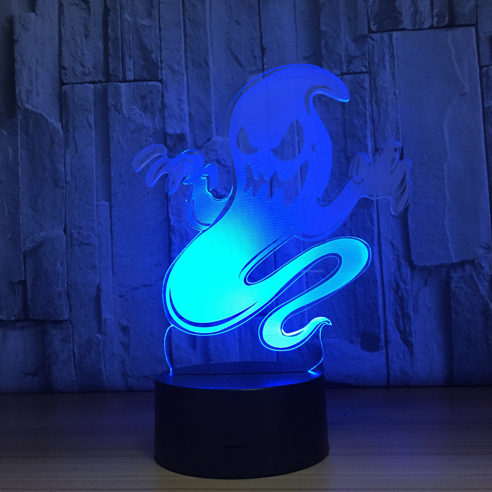 2018 new volleyball 7-color 3D light touch visual lamp acrylic gradient LED lamp light night light.
