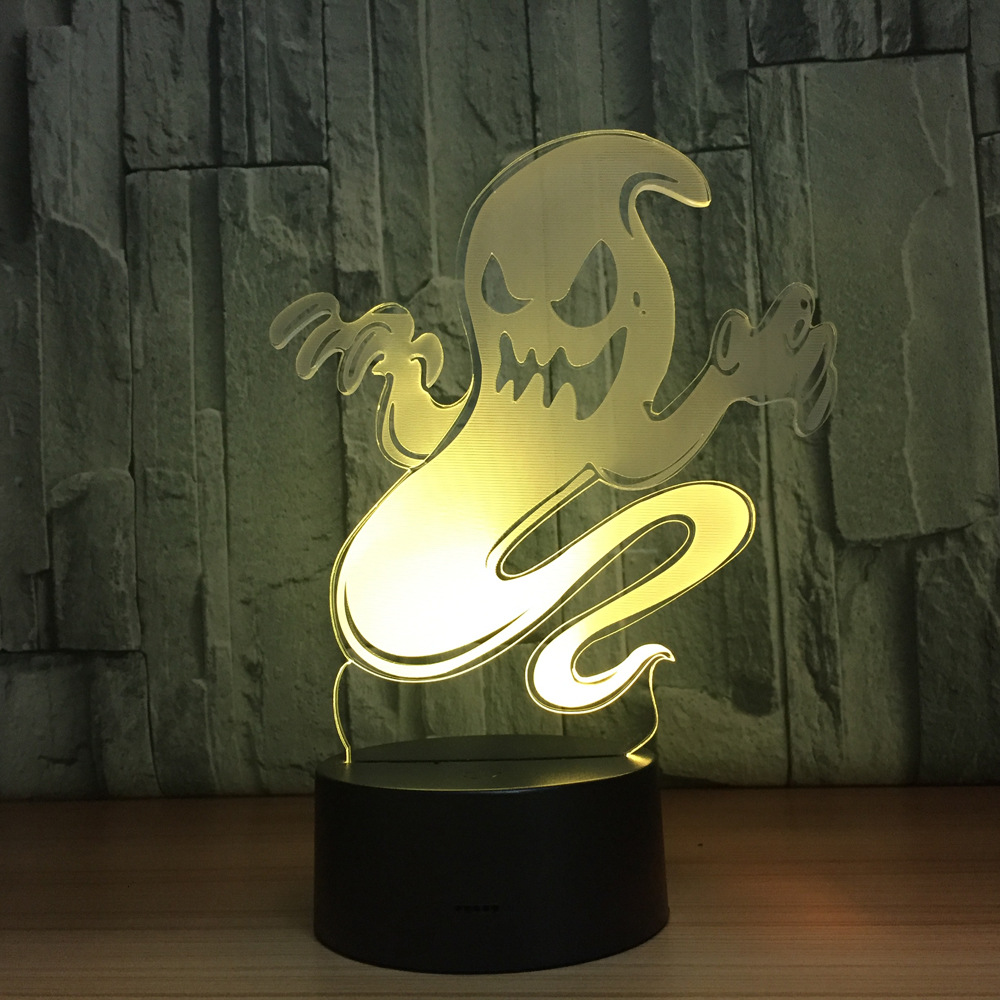 2018 new volleyball 7-color 3D light touch visual lamp acrylic gradient LED lamp light night light.