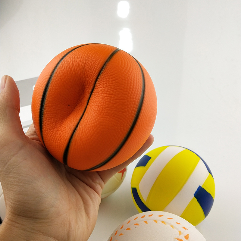 New Pu Happy Simulation Basketball Decompression Squishy Football New Exotic Stress Ball Volleyball Toy Slow Rebound New Pu Happy Simulation Basketball Decompression Squishy Football New Exotic Stress Ball Volleyball Toy Slow Rebound
