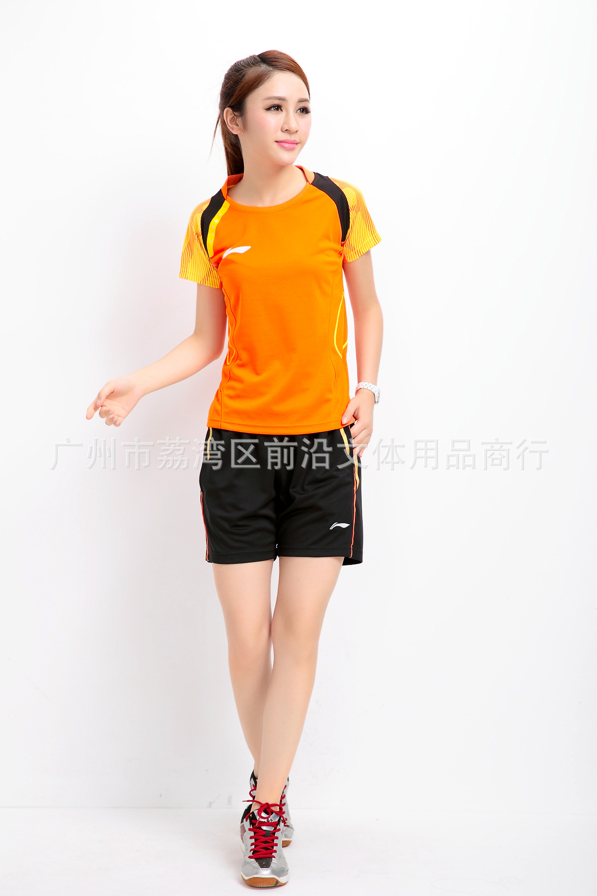 round Neck QuickDrying Badminton Clothing Men and Women Couple Air Volleyball Sports Competition Ball Uniform Suit