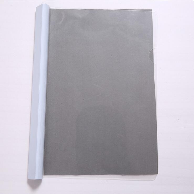 Utility file bag folder simple pull rod pull rod folder PP plastic