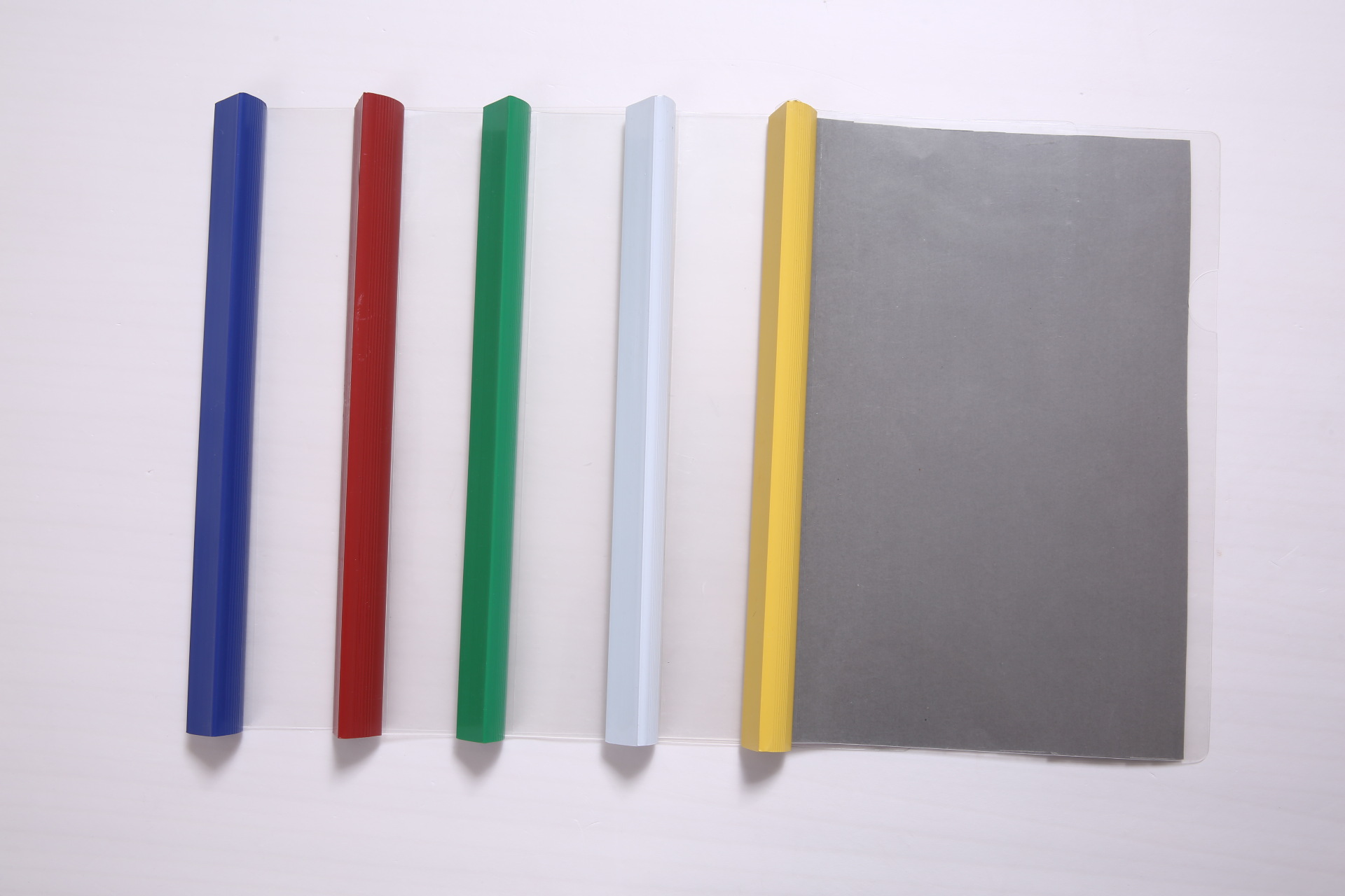 Utility file bag folder simple pull rod pull rod folder PP plastic