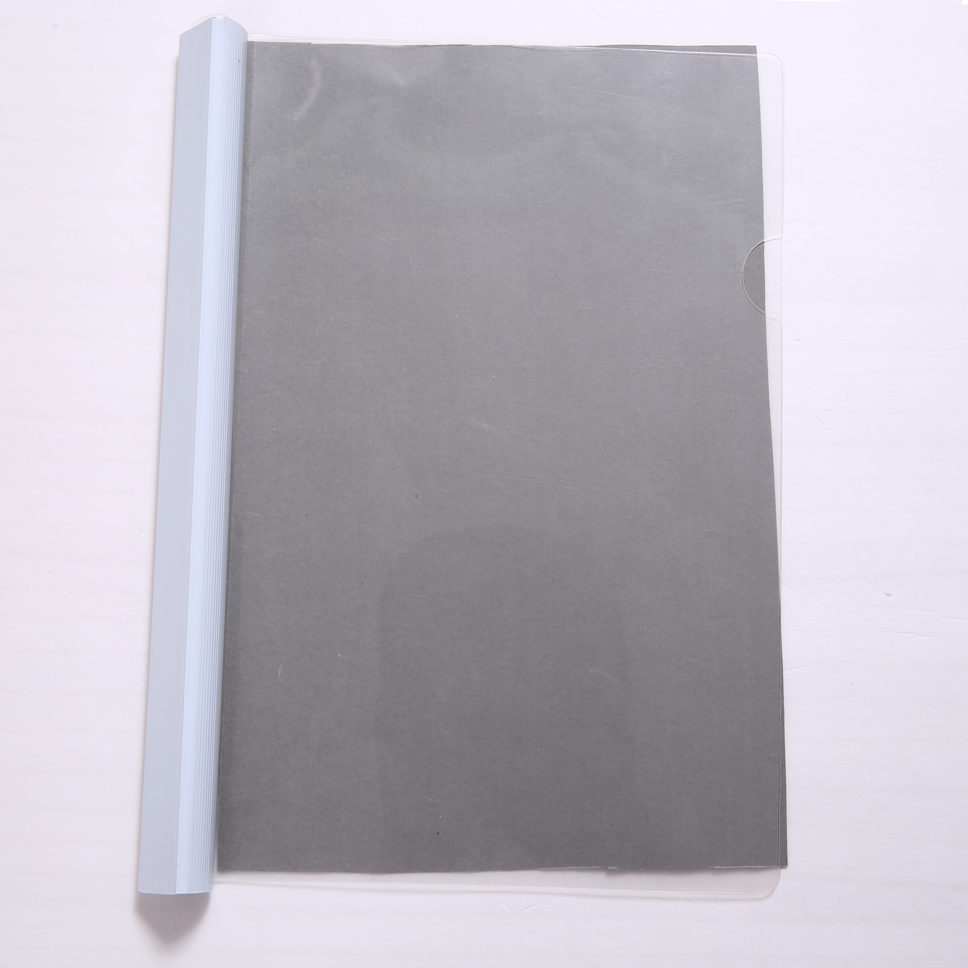Utility file bag folder simple pull rod pull rod folder PP plastic