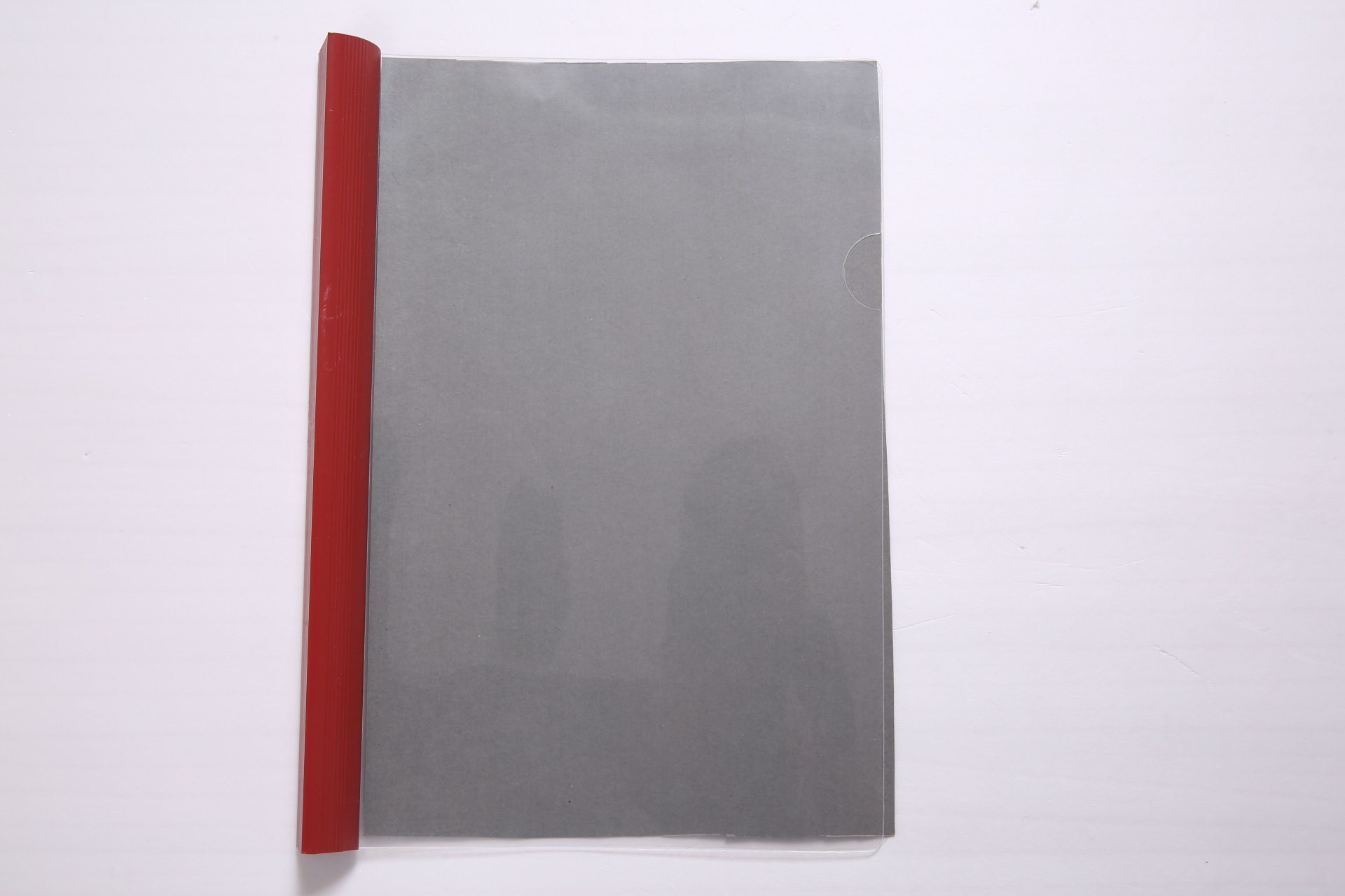 Utility file bag folder simple pull rod pull rod folder PP plastic