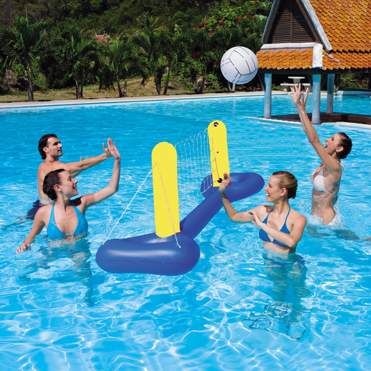 Beach Toys Adult and Children Parent-Child Swimming Pool Water Playing Inflatable Volleyball Basketball Stand Beach Toy