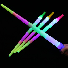 Luminous Bounce Ball Magic Wand Star Sky Ball New Exotic Toys Stall Hot Sale Square Night Market Popular Children's Toys