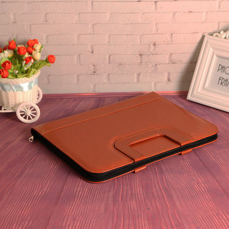 Spot zipper assignments A4 business office manager folder folder can be customized LOGO