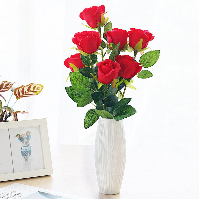 Artificial Rose Home Decoration Emulational Flower Decoration Wedding Bride Hand Holding Fake Flower Bounce Ball Bouquet Fake Rose Artificial Rose Home Decoration Emulational Flower Decoration Wedding Bride Hand Holding Fake Flower Bounce Ball Bouquet Fake Rose