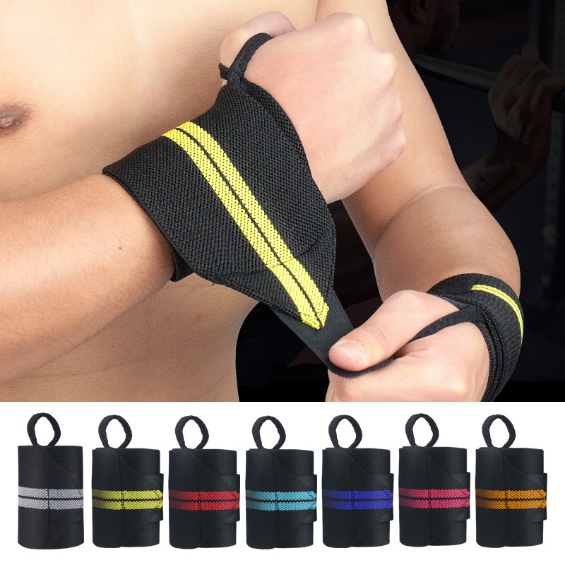 Athletic Wristguards Bandage Compression Anti-Sprain Protection Wrist Basketball Fitness Weightlifting Protective Gear Can Be Customized