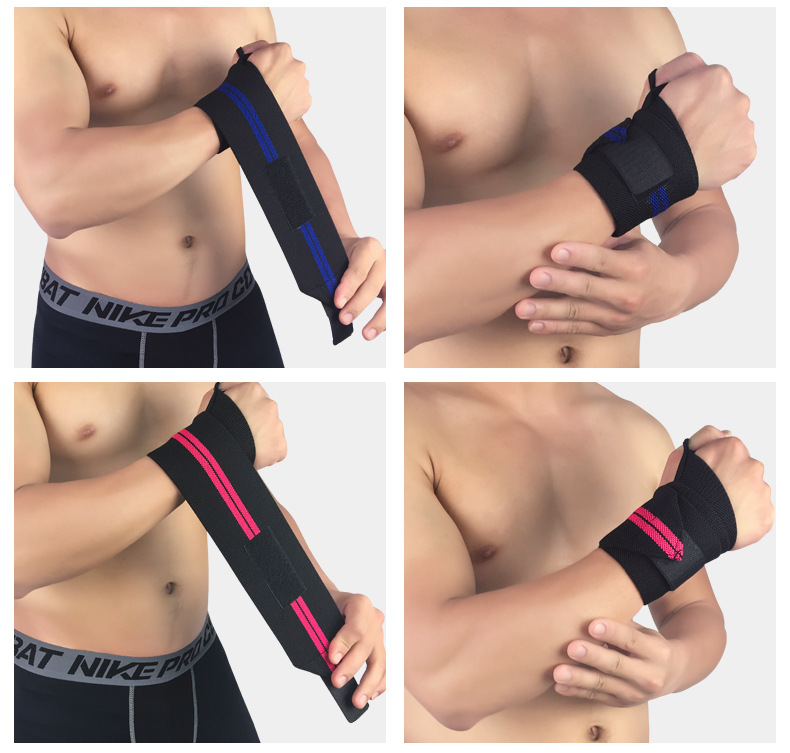 Athletic Wristguards Bandage Compression Anti-Sprain Protection Wrist Basketball Fitness Weightlifting Protective Gear Can Be Customized
