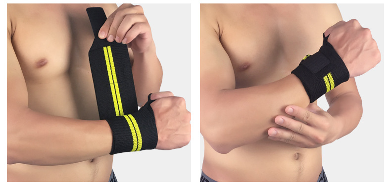 Athletic Wristguards Bandage Compression Anti-Sprain Protection Wrist Basketball Fitness Weightlifting Protective Gear Can Be Customized