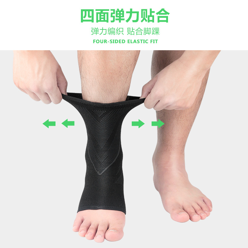 Spot Batch Ankle Support Knit Breathable Pressure Ankle Sleeve Basketball Soccer Running Anti-Heel Injury Protective Gear Can Be Customized