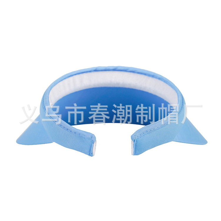 Summer solid - coloured hat with hollow crown
