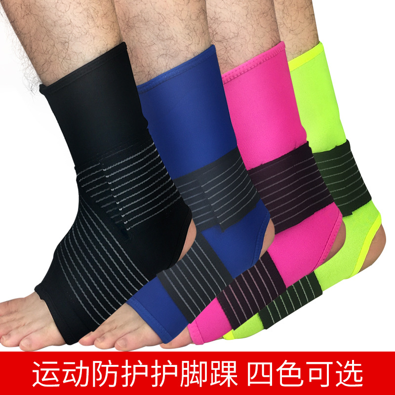 Factory Wholesale Ankle Support Compression Foot Sock Bandage Pressure Ankle and Wrist Guard Outdoor Basketball Football Mountaineering Protective Gear