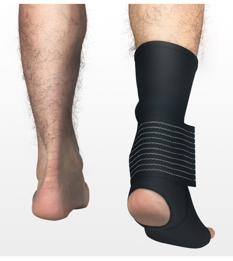 Factory Wholesale Ankle Support Compression Foot Sock Bandage Pressure Ankle and Wrist Guard Outdoor Basketball Football Mountaineering Protective Gear