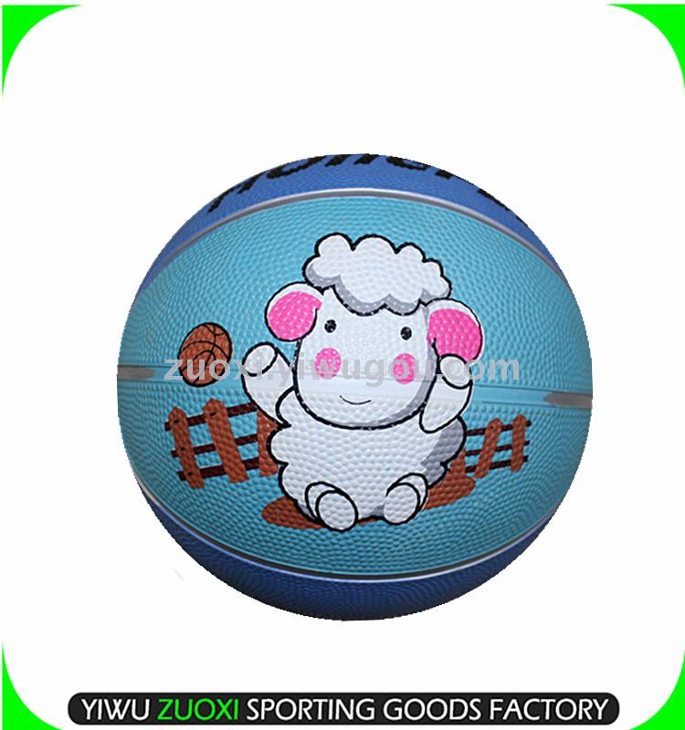 Children&#039;s special colorful basketball cartoon no. 3 color basketball