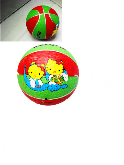 Children's special colorful basketball cartoon no. 3 color basketball