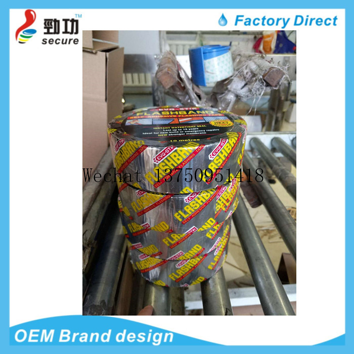 POLYTAPE FLASHBAND asphalt waterproof tape for roofing of coloured steel tile is self-adhesive to block leakage tape POLYTAPE FLASHBAND asphalt waterproof tape for roofing of coloured steel tile is self-adhesive to block leakage tape