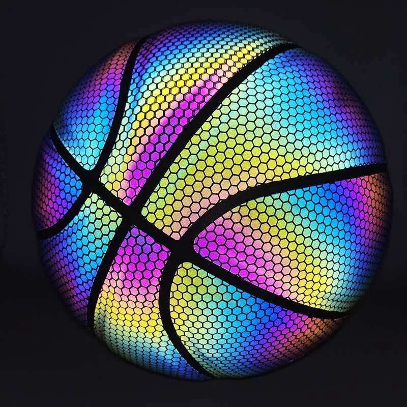 Factory Direct Sales TikTok Hot Selling Luminous Basketball Cowhide Basketball Sporting Goods No. 7 Microfiber Basketball
