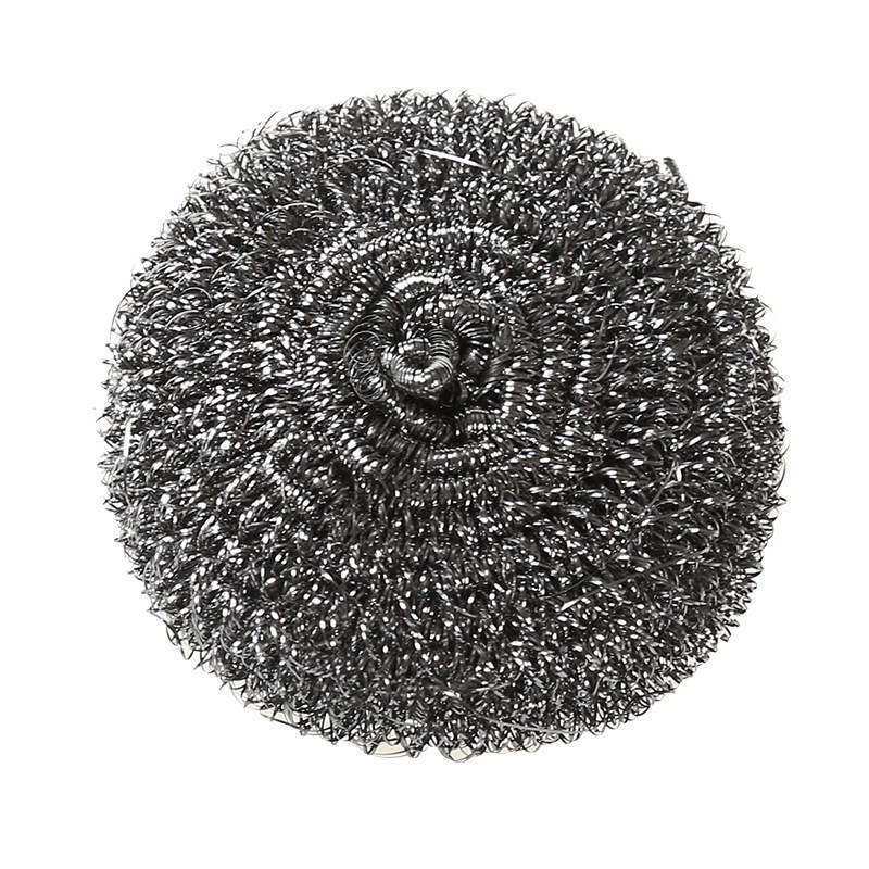 Four-Piece Set Steel Wire Ball Cleaning Ball Kitchen Fabulous Pot Cleaning Tool Cleaning Set Dish Brush Stainless Steel No Rust