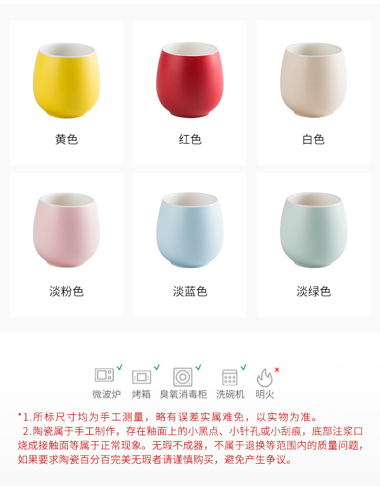 Ins Wind Coloured Glaze Ceramic Drum Cup Household Coffee Milk Cup Hotel Restaurant Small Cup One Product Dropshipping Ins Wind Coloured Glaze Ceramic Drum Cup Household Coffee Milk Cup Hotel Restaurant Small Cup One Product Dropshipping