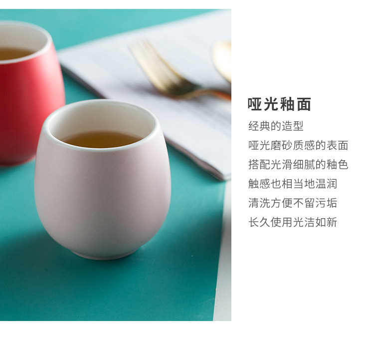 Ins Wind Coloured Glaze Ceramic Drum Cup Household Coffee Milk Cup Hotel Restaurant Small Cup One Product Dropshipping Ins Wind Coloured Glaze Ceramic Drum Cup Household Coffee Milk Cup Hotel Restaurant Small Cup One Product Dropshipping