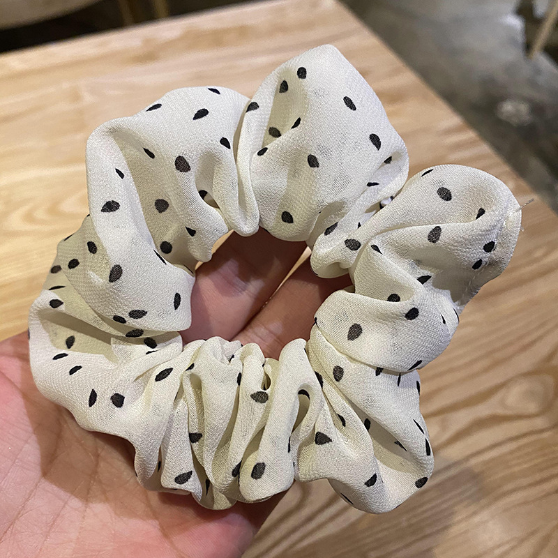 Korea restores ancient ways wind cloth art ties hair large intestine circle temperament joker lady hair circle large plain coloured leather band heirloom