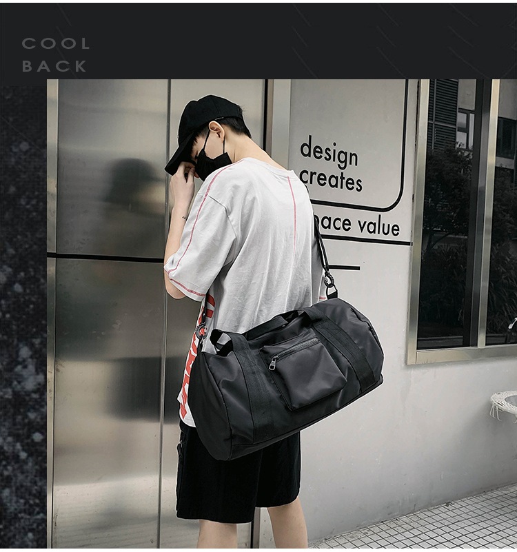 Gym Bag Men's Sports Bag Large Capacity Waterproof (Ball Game) Fan Supplies Shoulder Training Bag Portable Yoga Bag Women's Backpack Fashion