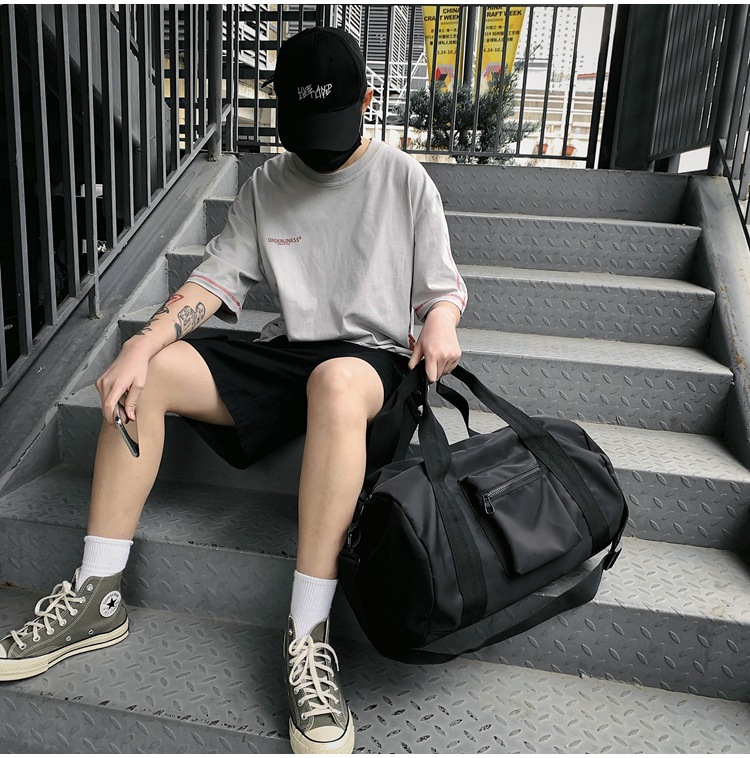 Gym Bag Men's Sports Bag Large Capacity Waterproof (Ball Game) Fan Supplies Shoulder Training Bag Portable Yoga Bag Women's Backpack Fashion
