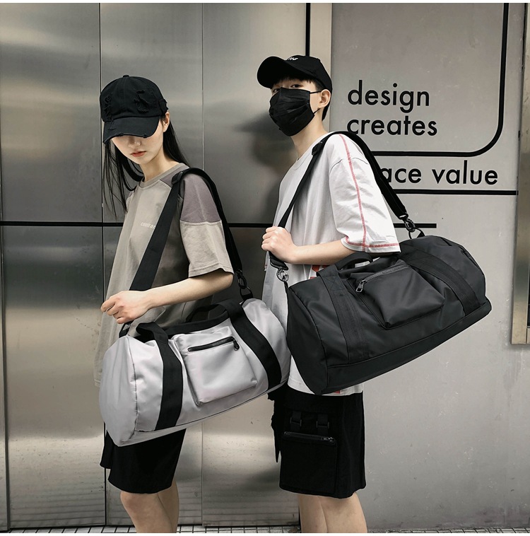 Gym Bag Men's Sports Bag Large Capacity Waterproof (Ball Game) Fan Supplies Shoulder Training Bag Portable Yoga Bag Women's Backpack Fashion