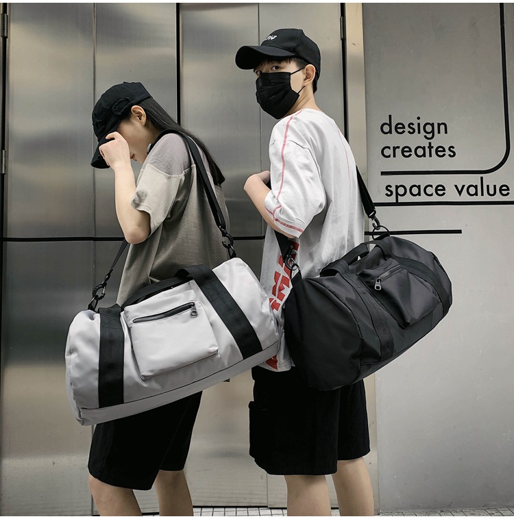Gym Bag Men's Sports Bag Large Capacity Waterproof (Ball Game) Fan Supplies Shoulder Training Bag Portable Yoga Bag Women's Backpack Fashion
