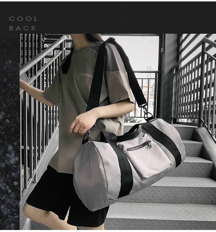 Gym Bag Men's Sports Bag Large Capacity Waterproof (Ball Game) Fan Supplies Shoulder Training Bag Portable Yoga Bag Women's Backpack Fashion