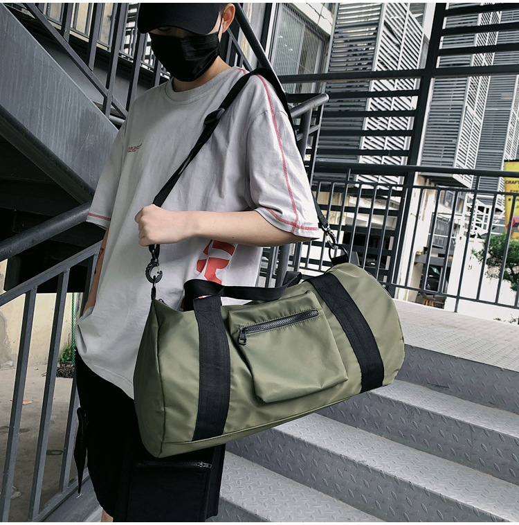 Gym Bag Men's Sports Bag Large Capacity Waterproof (Ball Game) Fan Supplies Shoulder Training Bag Portable Yoga Bag Women's Backpack Fashion