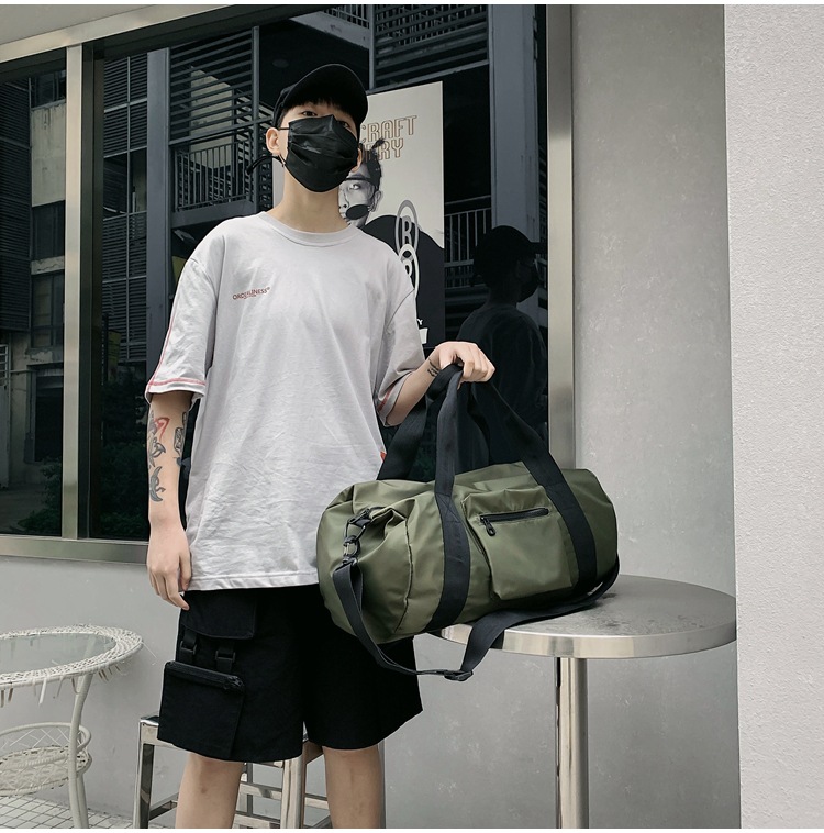Gym Bag Men's Sports Bag Large Capacity Waterproof (Ball Game) Fan Supplies Shoulder Training Bag Portable Yoga Bag Women's Backpack Fashion
