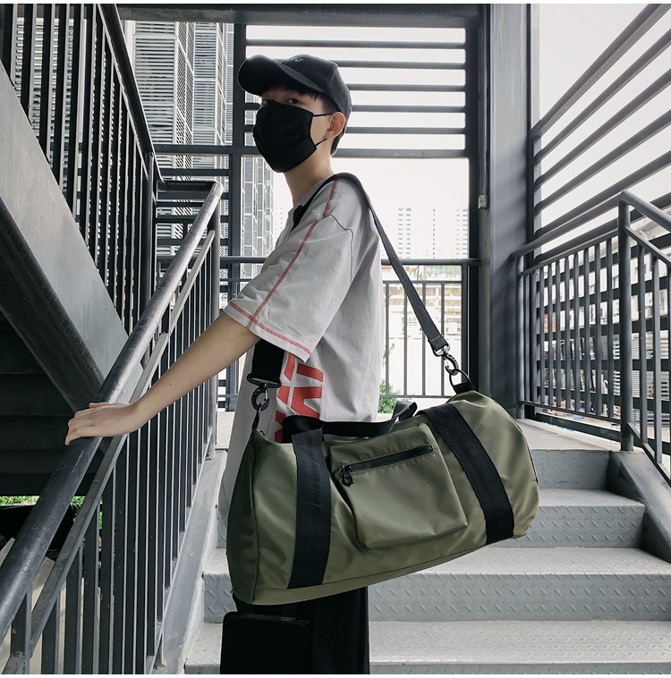 Gym Bag Men's Sports Bag Large Capacity Waterproof (Ball Game) Fan Supplies Shoulder Training Bag Portable Yoga Bag Women's Backpack Fashion