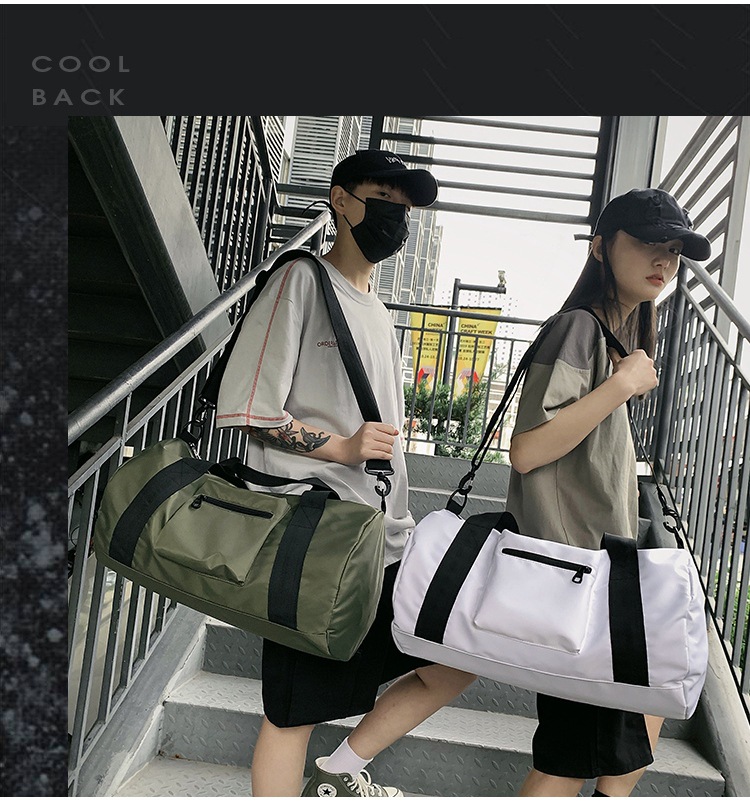 Gym Bag Men's Sports Bag Large Capacity Waterproof (Ball Game) Fan Supplies Shoulder Training Bag Portable Yoga Bag Women's Backpack Fashion