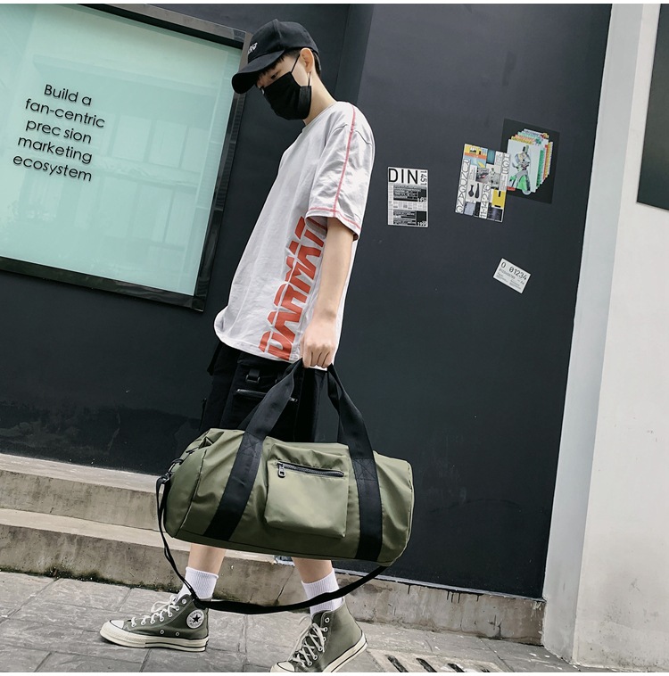 Gym Bag Men's Sports Bag Large Capacity Waterproof (Ball Game) Fan Supplies Shoulder Training Bag Portable Yoga Bag Women's Backpack Fashion