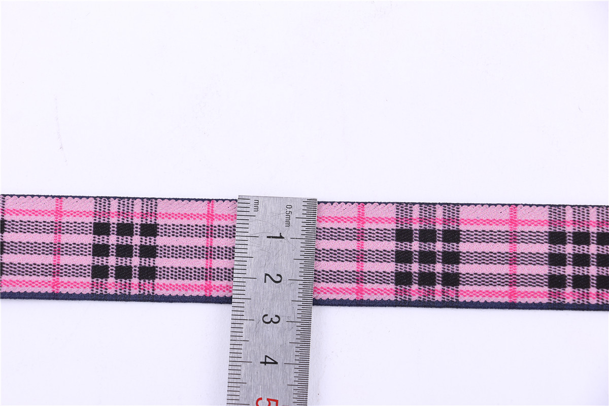 Ethnic style lace polyester ribbon Coloured floral jacquard ribbon Shoes, hats, luggage and clothing accessories 2.5cm
