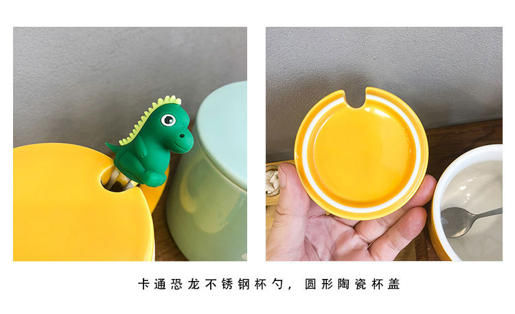Three-dimensional Relief Dinosaur Monster Ceramic Cup Cute Cartoon Coloured Glaze Mug Office Tea Coffee Cup Three-dimensional Relief Dinosaur Monster Ceramic Cup Cute Cartoon Coloured Glaze Mug Office Tea Coffee Cup