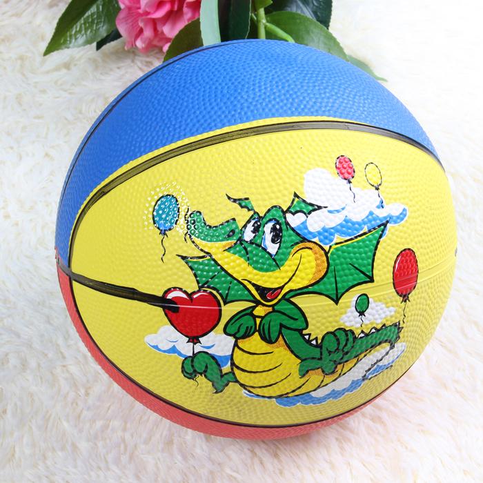 Factory Direct Sales No. 3 Rubber Basketball Cartoon Basketball Rubber Basketball Basketball Wholesale