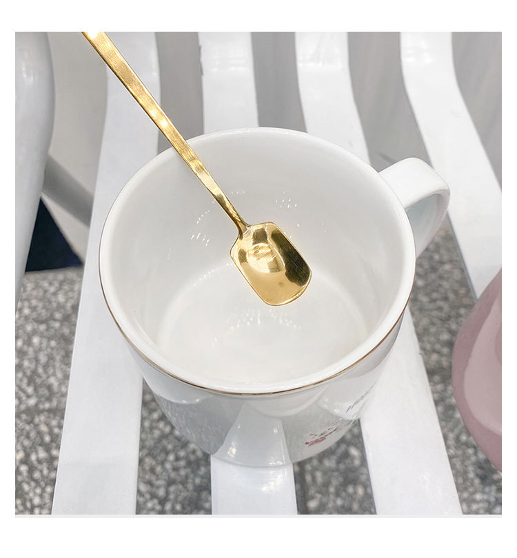 Korean-Style Cartoon Alpaca Coloured Glaze Ceramic Cup Cute Simple Net Red Student Cup Business Office Coffee Mug Korean-Style Cartoon Alpaca Coloured Glaze Ceramic Cup Cute Simple Net Red Student Cup Business Office Coffee Mug