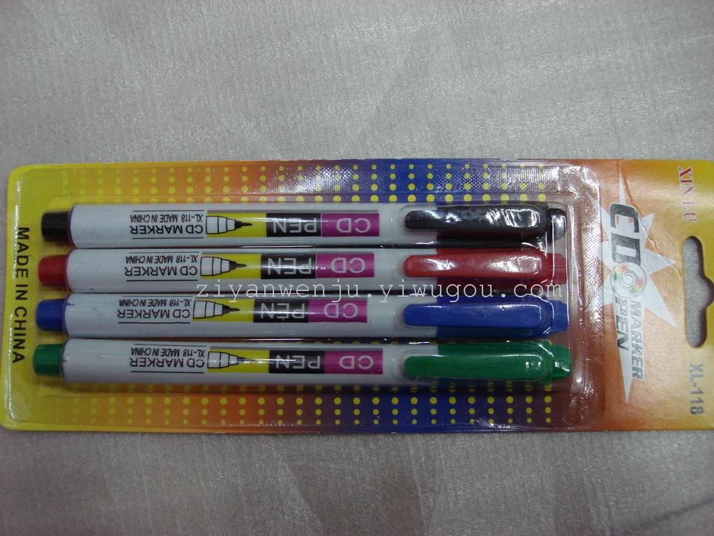 Highlighters, markers, whiteboard pens, CD