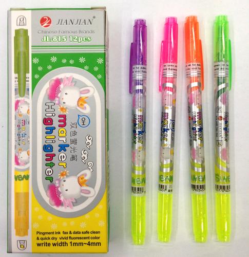 Highlighters, markers, dry erase markers, gel pens, fountain pen