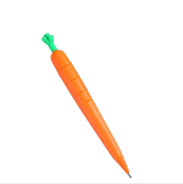 Carrot Cactus Corn Propelling Pencil 0.50.7mm Propelling Pencil Cartoon Soft Glue Pen Pressing Pen